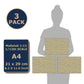 3 Sheets Self-Adhesive Wall Cladding For Dollhouse 1:12 Scale (Mediterranean Stone Wall)