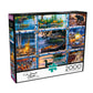 Buffalo Games - Darrell Bush - Darrell Bush - North Country - 2000 Piece Jigsaw Puzzle For Adults Challenging Puzzle Perfect For Game Nights - Finished Size Is 38.50 X 26.50