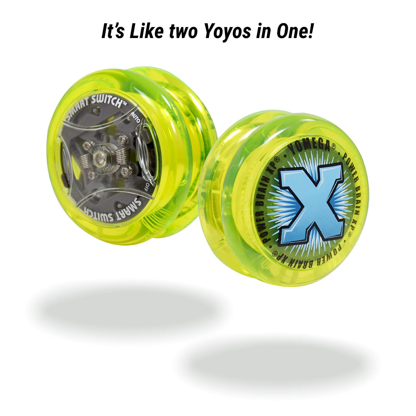 Yomega Power Brain XP yoyo - Professional yoyo with a Smart Switch which enables Players to Choose Between Auto-Return and Manua