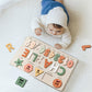Handmade Wooden Name Puzzle  Personalized Birthday Gift for Kids  Toddler Toys  Baby Gift  Busy Board Puzzle