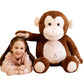 Ikasa Giant Monkey Stuffed Animal Plush Toy,Large Big Jumbo Soft Toys,30' Huge Size Cute Fluffy Plushy Fat Oversized Plushie,Gifts For Kids Girls Boys