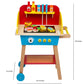 Cook 'N Grill Wood Toy BBQ Set - Includes Pretend Play Wooden Barbeque Food & Grilling Tools for Kids, Boys & Girls, More Than 3