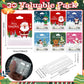 Stranthother 30 Pack Christmas Money Holders Cash Gifts Cards Ornaments Xmas With Plastic Cover Adhesive Pads Winter Holiday Par