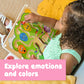 Spark & Wow Magnetic Maze | My Emotions Tree | Magnet Board For Toddlers | Six Emotions & Colors | Ages 18M+ | Emotional Regulat