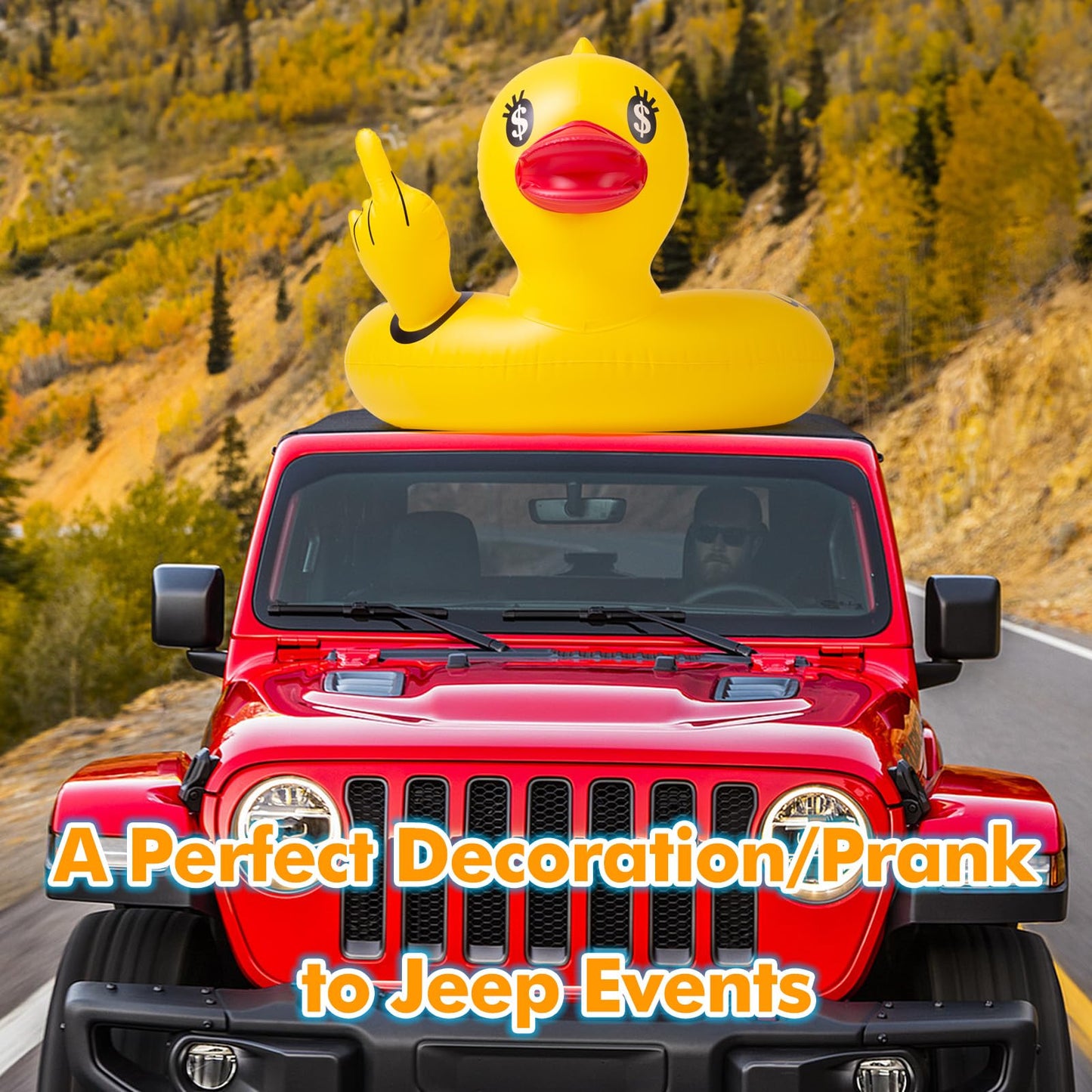 Float Joy Duck Pool Floats For Adults Ring Pool Floaties Inflatable Duck River Tubes Blow Up Pool Rafts For Lake Beach Pool Part