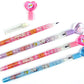 TINYMILLS 24 Pcs Cats Kittens Multi Point Stackable Push Pencil Assortment with Eraser for Kittens Birthday Party Favor Prize Ca