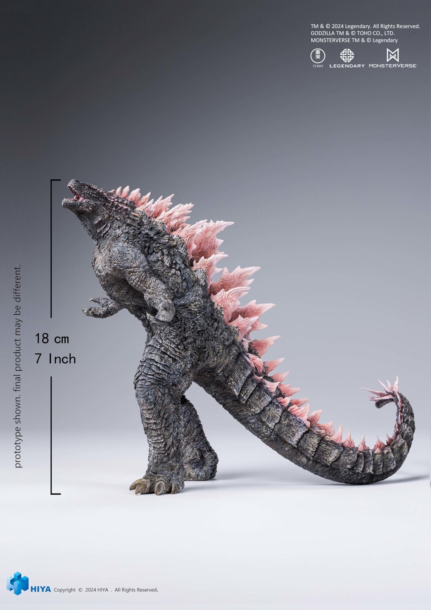 Hiya Toys Godzilla x Kong: The New Empire - Godzilla Evolved Exquisite Stylist Series Previews limited availability Action Figure