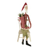 Gallerie Ii Sleepy Time Santa Claus Joe Spencer Gathered Traditions Christmas Holiday Xmas Hand Painted Soft Figure Figurine Shelf Sitter End Table Fireplace Mantle Cute Whimsical Decor Decoration