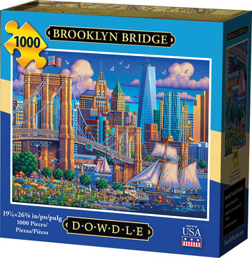 Dowdle Jigsaw Puzzle - Brooklyn Bridge - 1000 Piece