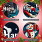 Large Christmas Snowman Door Cover Happy Holidays Door Banner Outdoor Decoration Winter Backdrop for Xmas Home Party Decor Banne