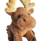 Wild Republic Pocketkins Moose Stuffed Animal, Five Inches, Gift for Kids, Plush Toy, Fill is Spun Recycled Water Bottles