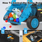 Anpabo 24V Ride On Dump Truck, 2X75W Powerful Motors, Up To 4.4Mph, Eva Tires, Construction Vehicle W/Electric Dump Bed And Extra Shovel, 19' Spacious Seat, Kids Car W/Parent Remote -Blue