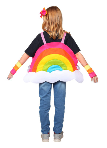Dress Up America Rainbow Costume - Cute, Fun, Rainbow Costume For Kids (Medium 8-10/Large)