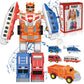 Veslier Construction Toys For 3 4 5 6 Year Old Boys-Construction Engineering Robot Toys-Stem 5-In-1 Construction Toys Christmas
