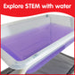 Edxeducation Desk Top Water Tray And Stand - Preschool Supplies For Outdoor Sensory Play - 23    H - Sand And Water Table - Lock