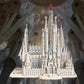 Piececool 3D Metal Puzzles For Adults And Teens, La Sagrada Família Metal Model Kit, Challenge Spanish Cathedral Brain Teaser Architecture Building Blocks Puzzle, 450 Pcs