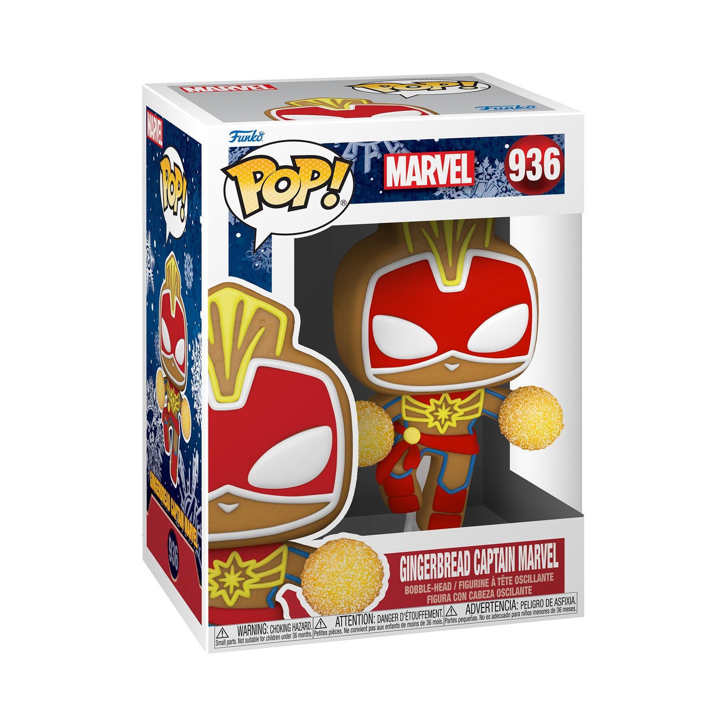 Funko Pop! Marvel: Gingerbread Captain Marvel