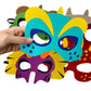 TEEHOME Dinosaur Masks Party Supplies (24 Packs) Felt and Elastic for Kid - Dinosaur Party Decorations with 24 Masks Different T