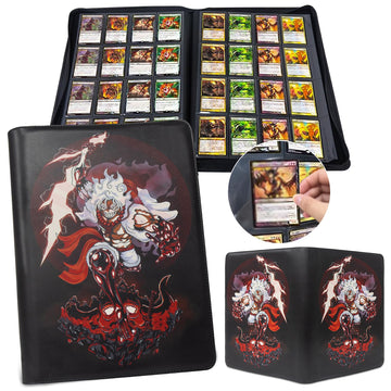 WEST TUNE One Piece Trading Card Binder - 16 Pocket, Waterproof, Holds 1024 Cards, Includes 32 Sleeves, Model WTV028