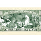 American Art Classics Santa Claus Million Dollar Bill - (Pack Of 25) - Limited Edition Collectible Novelty Dollar Bill - Best Stocking Stuffer Gift