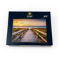 Mypuzzle Sunset On Dune Beach In The North Sea - Premium 1000 Piece Jigsaw Puzzle For Adults