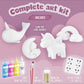 DOODLE HOG Unicorn Squishy Paint Set for Kids Ages 8-12, Unicorn Gifts for Girls 8-10, Arts and Crafts for Kids, Paint Your Own