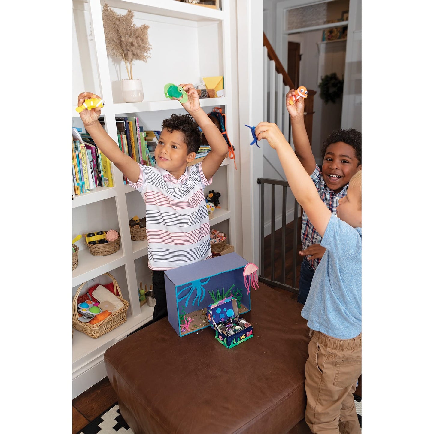 Creativity Street Pom Pon Animal Kit, Ocean Animals