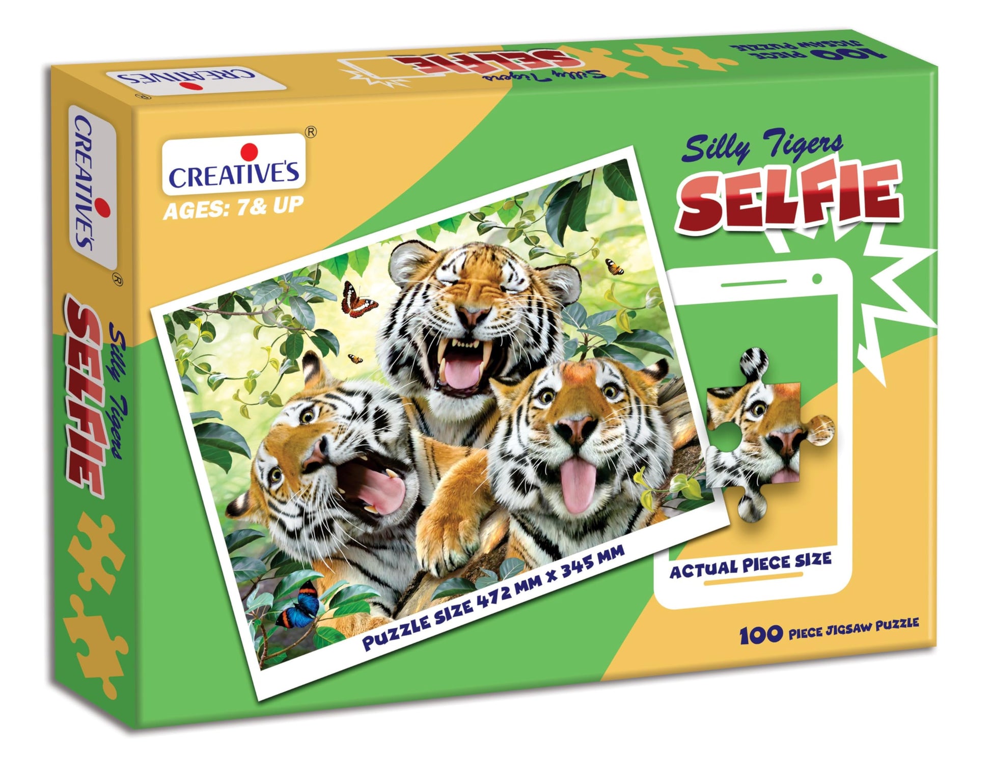 Silly Tigers  100 Piece Puzzle