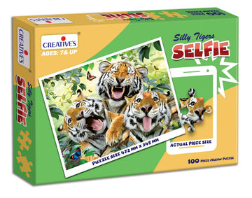 Silly Tigers  100 Piece Puzzle