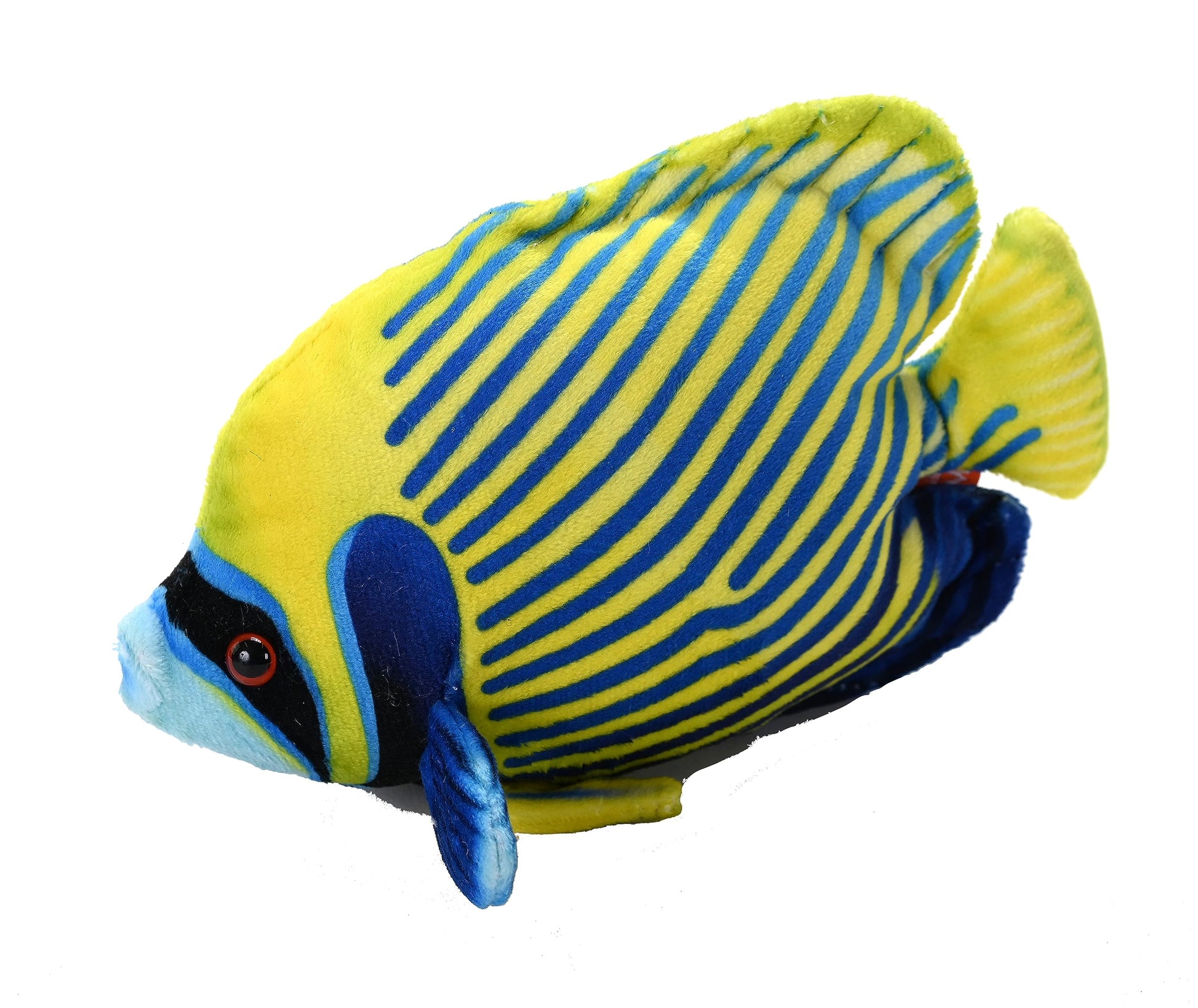 Wild Republic Coral Reef, Emperor Angelfish, Stuffed Animal, 6 inches, Gift for Kids, Plush Toy, Fill is Spun Recycled Water Bot