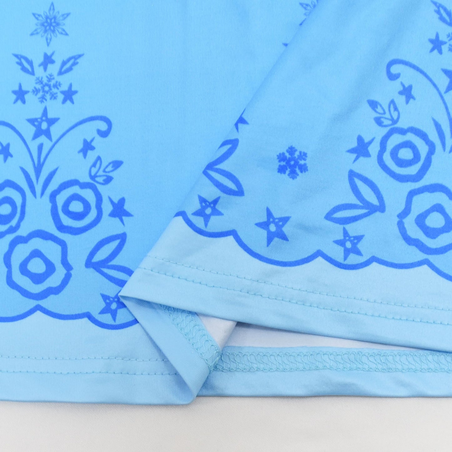 AOVCLKID Girls Elsa Princess Costume Birthday Party Dress Halloween Cosplay Outfits(5T,Blue)