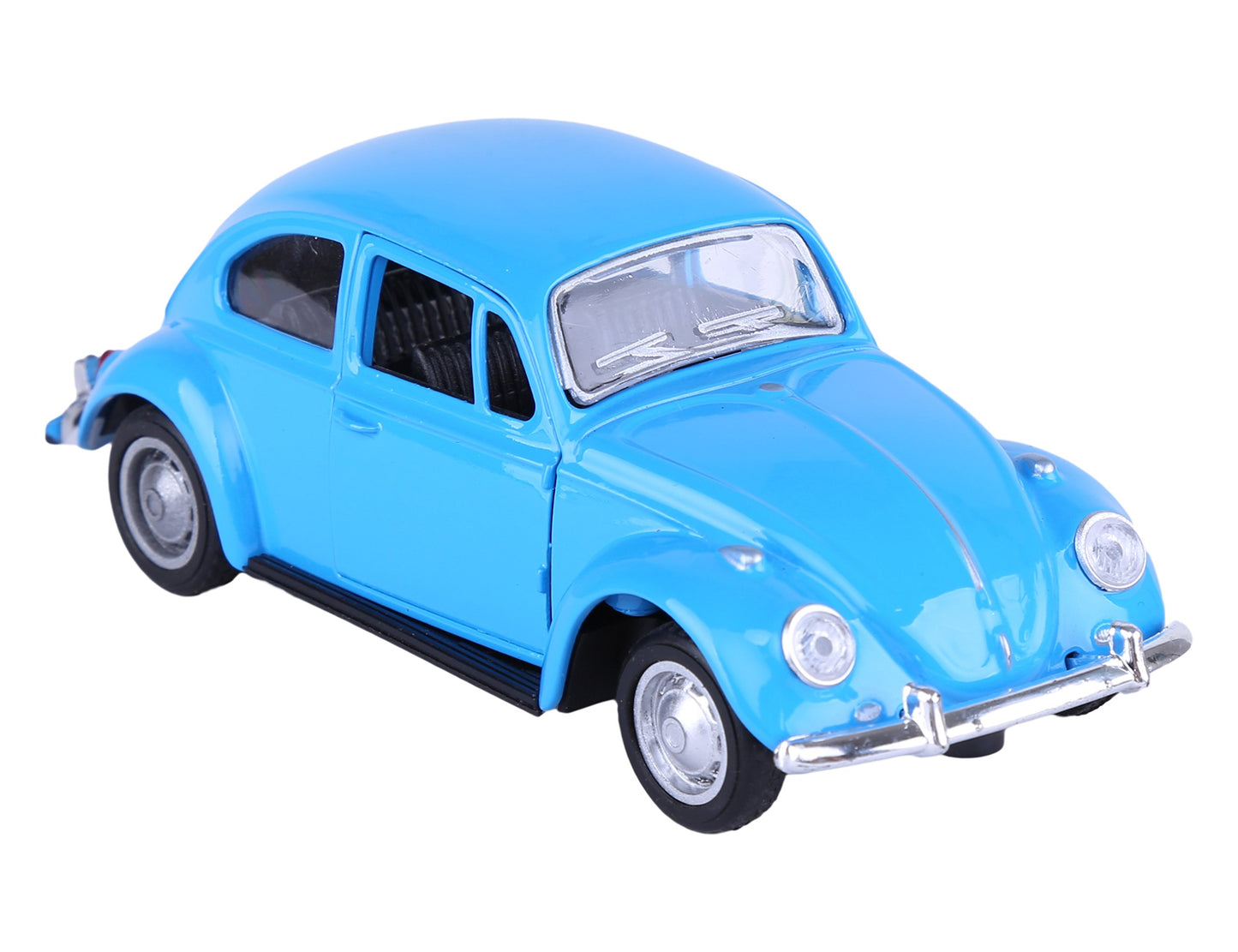 Berry President 1967 Classic Beetle Bug Vintage 1/32 Scale Diecast Metal Pull Back Car Model Toy for Gift/Kids (Blue)
