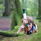 Hape Hide &-Seek Periscope| Bamboo & Plant Plastic Periscope For Hide &-Seek & Spy Games For Children Ages 5 & Up, Green (E5569)