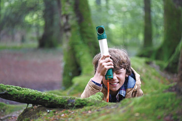 Hape Hide &-Seek Periscope| Bamboo & Plant Plastic Periscope For Hide &-Seek & Spy Games For Children Ages 5 & Up, Green (E5569)