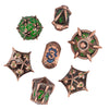 UDIXI Metal DND Dice Set, 7PCS Polyhedral Dice Set D&D with Unique Shape for Dungeons and Dragons Role Playing Games RPG Board G