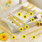 KeeStar 24 Pack Sunflower Necklace Party Favors for You are My Sunshine Themed Baby Shower, Friendship Party, Birthday, School C
