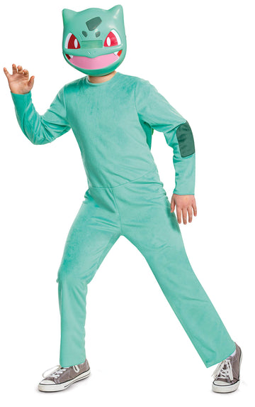 Disguise Pokemon Costume Bulbasaur For Kids, Children'S Classic Character Outfit, Child Size Small (4-6) Green (105459L)