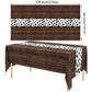 Remagr Cow Print Table Cloth 54 x 108 Inch, Dark Khaki Plastic, Model ZK-Remagr-2172, Perfect for Cowboy Cowgirl Party Decor