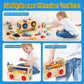 Montessori Kids Tool Set, Wooden Toddler Tool Bench Educational Toys for Ages 2-4, 2 Year Old Boy Gift for Birthday Christmas, S