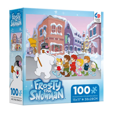 Ceaco - Frosty The Snowman - Follow Frosty - 100 Piece Jigsaw Puzzle