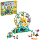 Lego Creator 3In1 Ferris Wheel 31119 Building Kit With Rebuildable Toy Bumper Cars, Boat Swing And 5 Minifigures; New 2021 (1,002 Pieces)