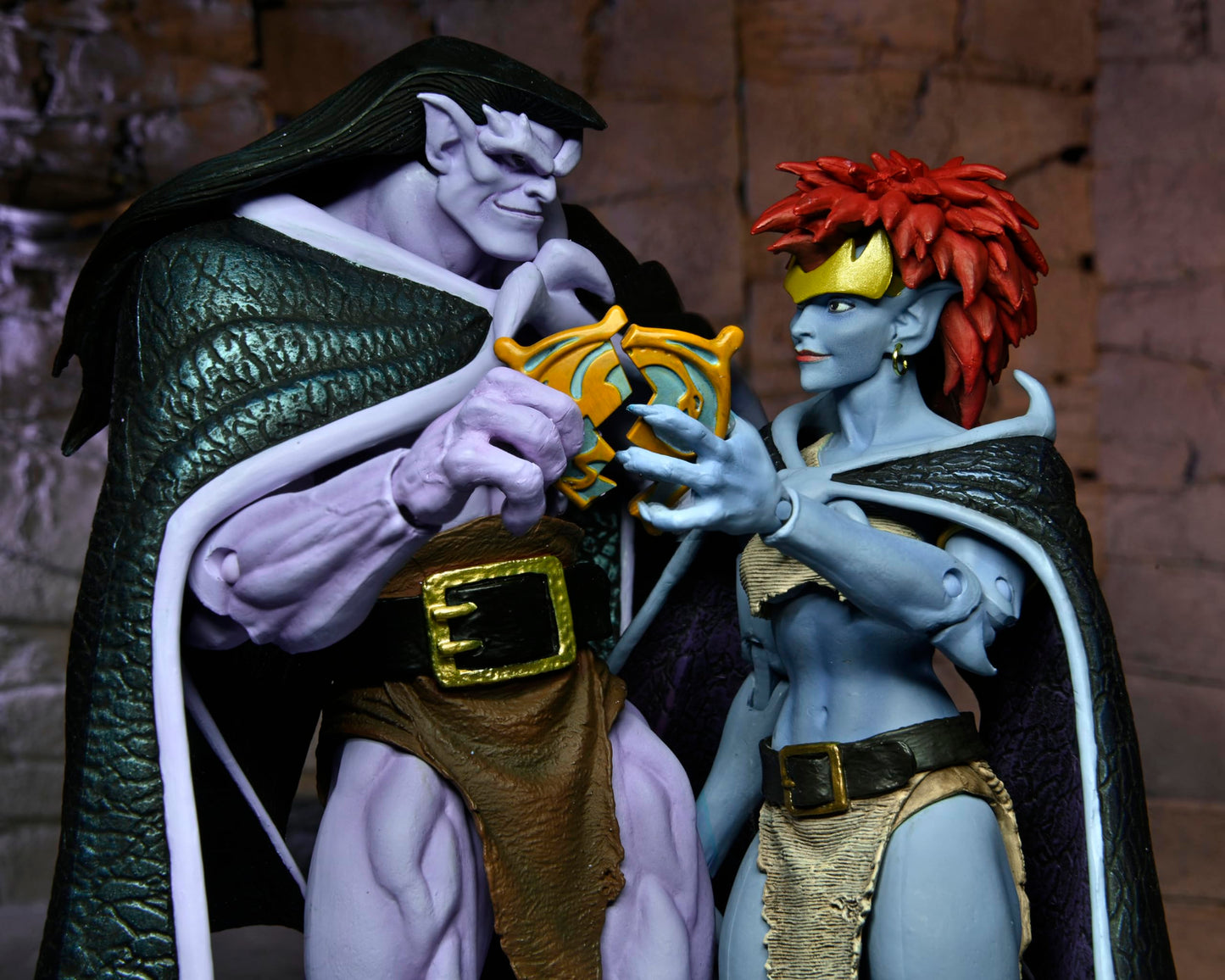 NECA Collectible 2-Pack Gargoyles: Vows Ultimate 7 Scale Action Figures - Goliath and Demona