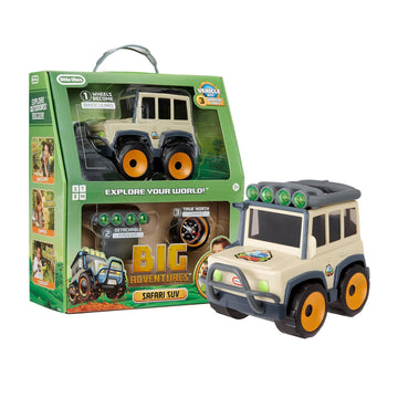 Little Tikes Big Adventures Binocular Searching Safari Suv Stem Toy Vehicle With Binoculars, Flashlight, And Compass For Girls, 