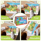 Elfew Search And Find Book For Kids Ages 4-6,3-8, Reusable Activity Mats With 2 Dry Erase Markers 24 Themes Activity Book,Educational Toys For 3+ Year Old
