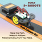 Butterfly Edufields 5In1 Stem Robotics Kit | Robot Toys For Kids Ages 8 9 10 11 12 Years Old Boys Girls | Electronics Sensor Mod
