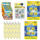 Spongebob Squarepants Birthday Party Favor Bundle for 8 Includes Loot Bags, Stickers, Pencils, Pencil Toppers