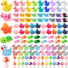 Barydat Mini Resin Animal Figures - 200 Pcs Multicolor Variety for Garden Decor, Christmas & Easter Gifts, Model SIJ-Barydat-3715