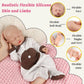 Vollence 14 Inch Sleeping Full Silicone Doll Toddler Girl Eye Closed Anatomically Correct Toys For Kids Toddlers Child Children