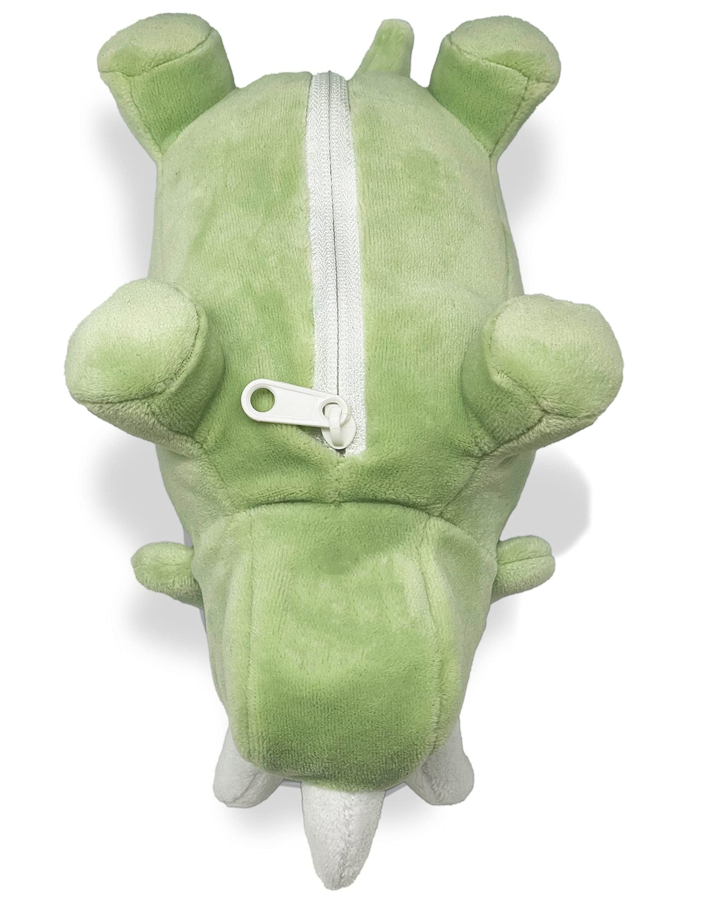 Hatchkinz Reversible Triceratops Egg Plushie | 8" Green Polyester | Mood Plush Stress Relief