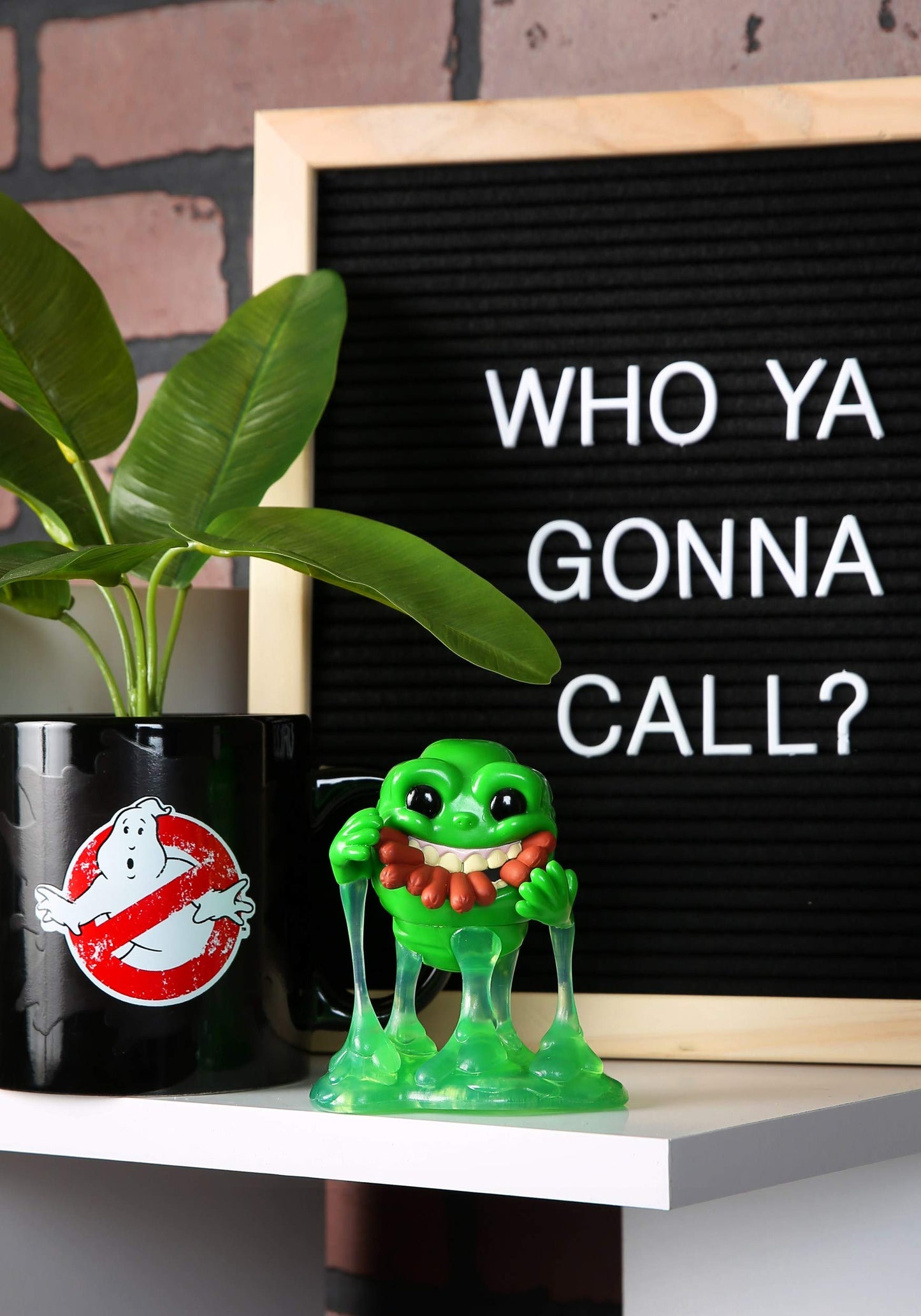 Funko Pop! Movies Slimer with Hot Dogs Vinyl Figure, Standard Size, Multicolor, Model 39333